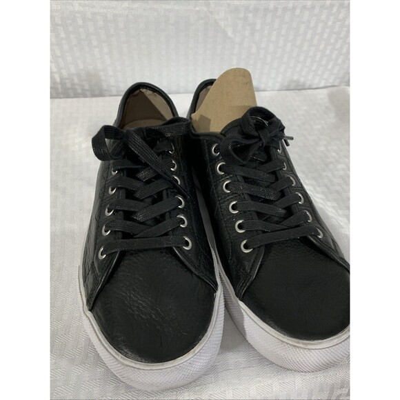 Sorel Caribou Mens Sneakers Size 8 Black Leather Low - Picture 5 of 7